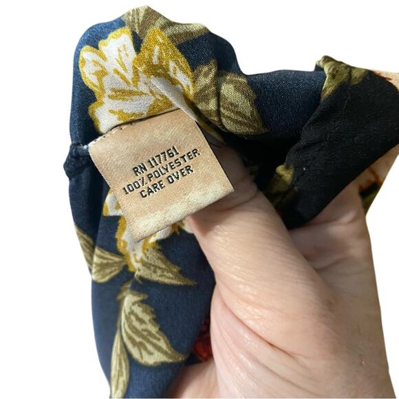 Speed Control Multicolor Floral romper dress 2X scoopneck dark academia romantic - Picture 11 of 11